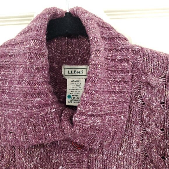 LL. Bean Cardigans M Red - Picture 6 of 13